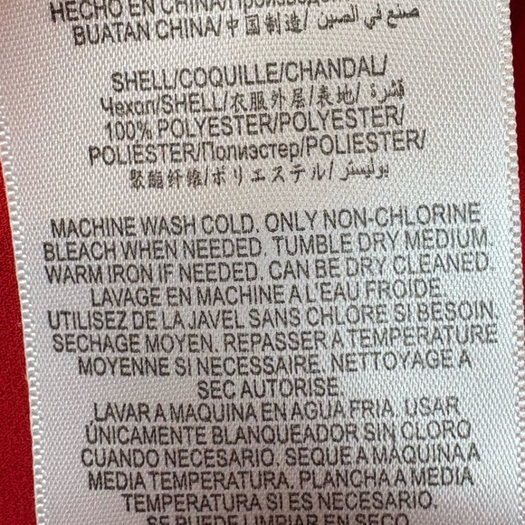 BCBG MaxAzria Gena Red Berry Lightweight Semi-Sheer Pull Over Tunic Top Blouse - Picture 9 of 10